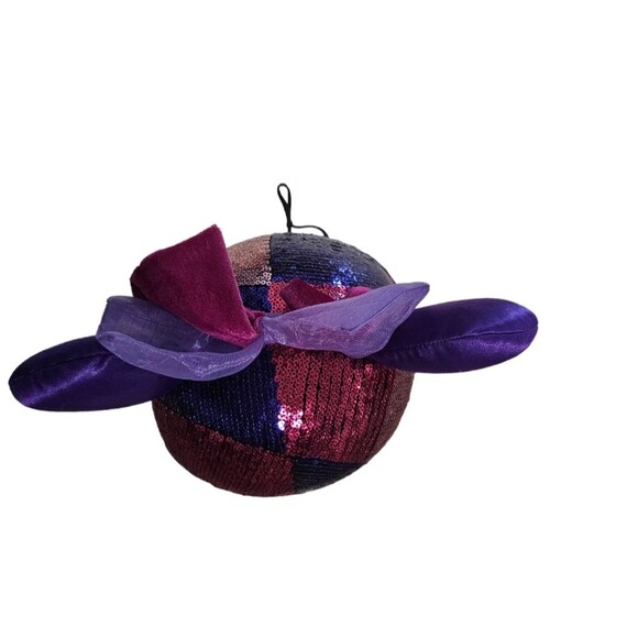 Disney Parks Hocus Pocus Minnie Ears Sarah Sanderson Sequin Halloween CosplayHat main image 6